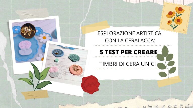 Esplorazione artistica con la ceralacca: 5 test per creare timbri di cera unici