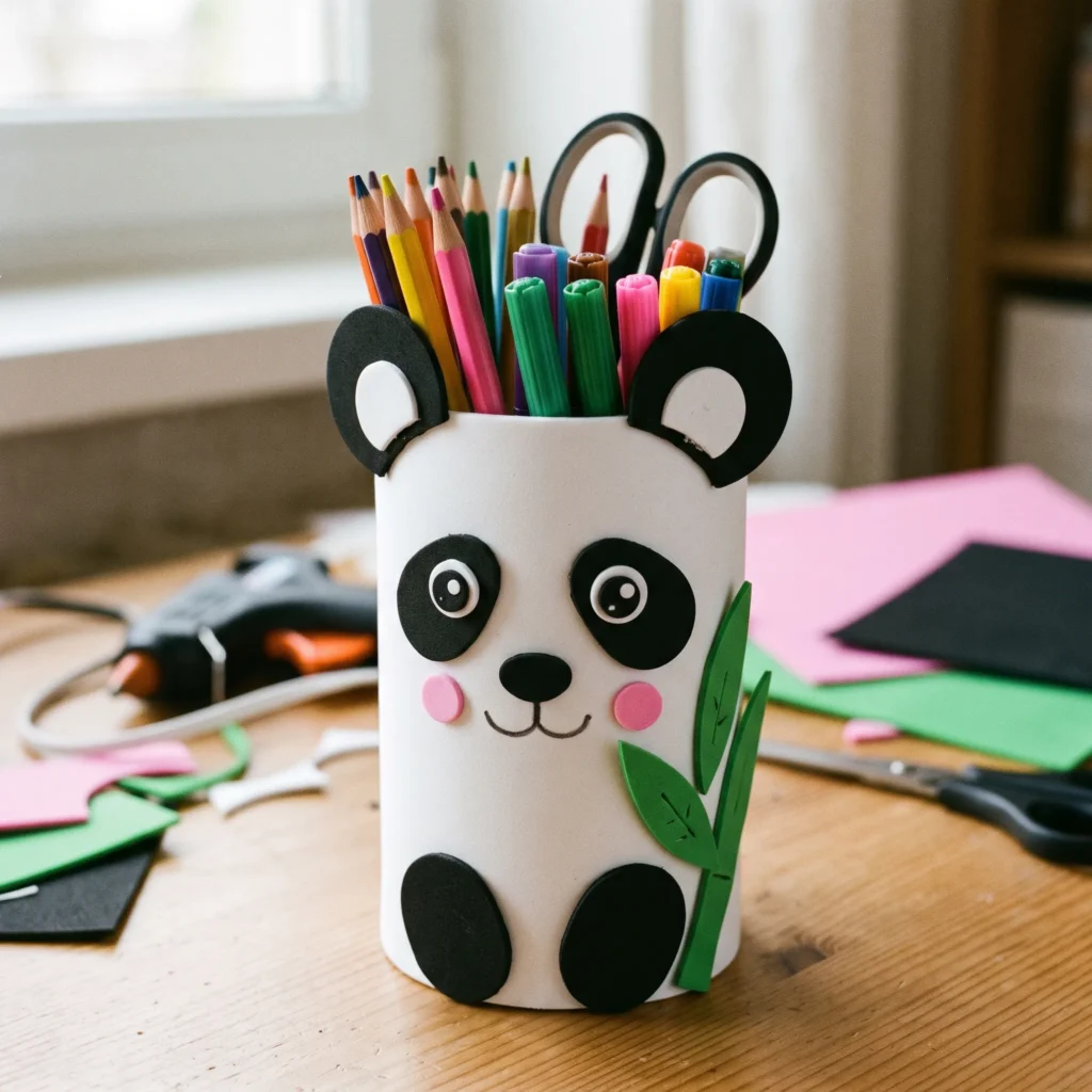 Portamatite Panda in Gomma Crepla