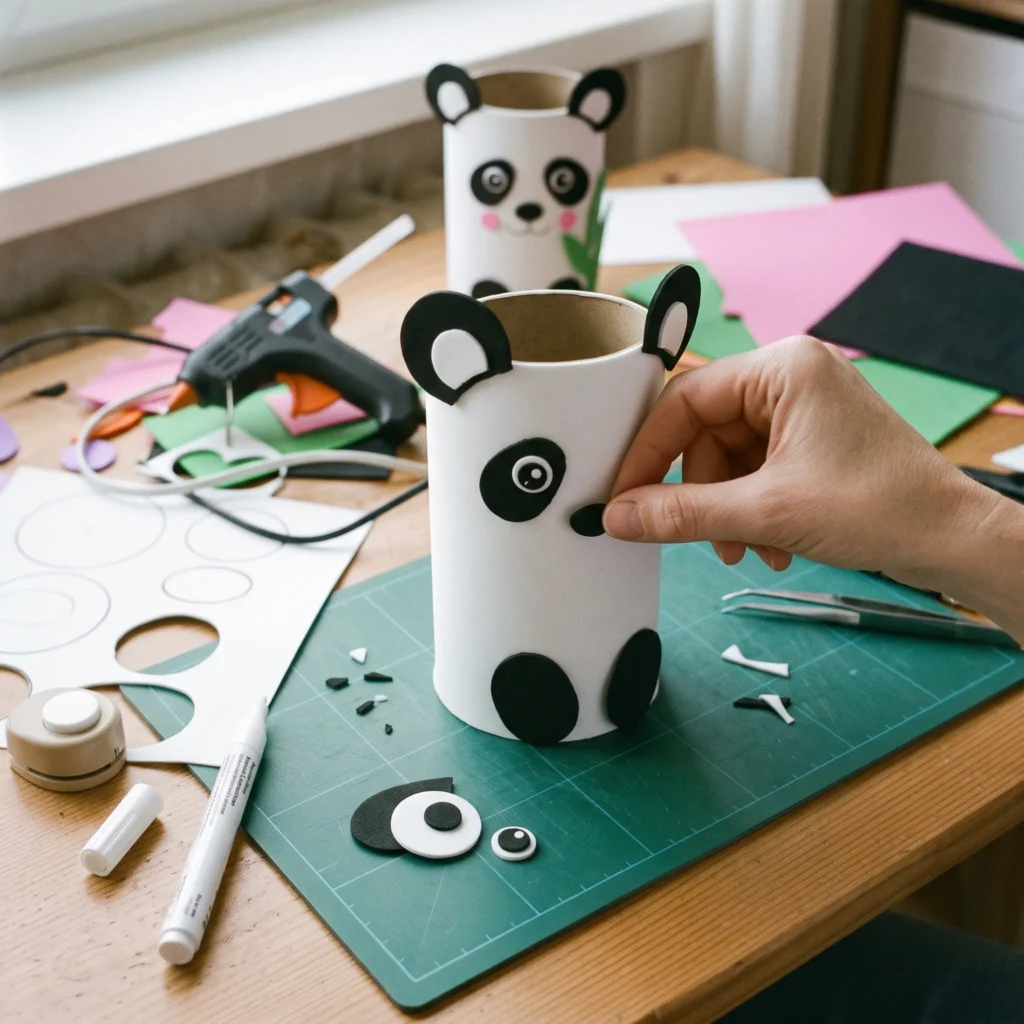 Portamatite Panda in Gomma Crepla