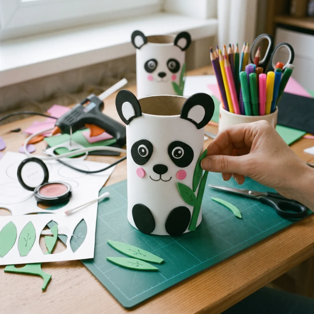 Portamatite Panda in Gomma Crepla